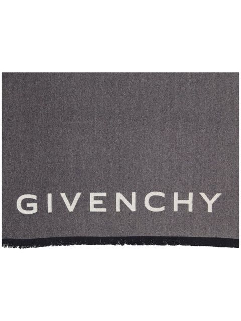 Givenchy logo scarf - Grey - zdjęcie produktu nr 1