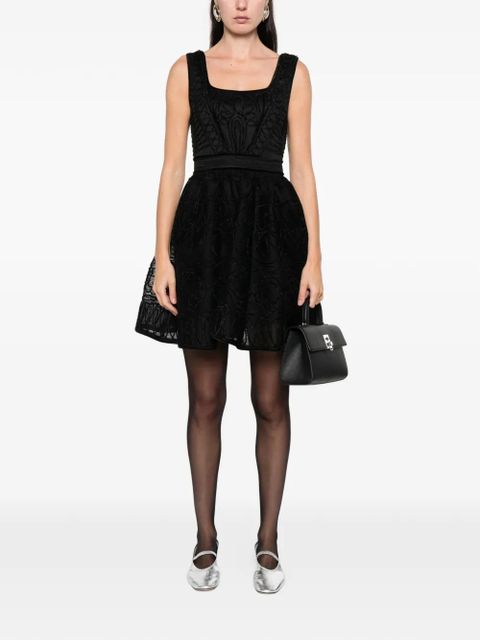 Maje floral mini dress - Black