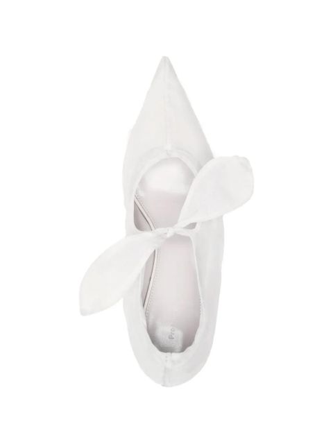 Proenza Schouler Slash organza pumps - White