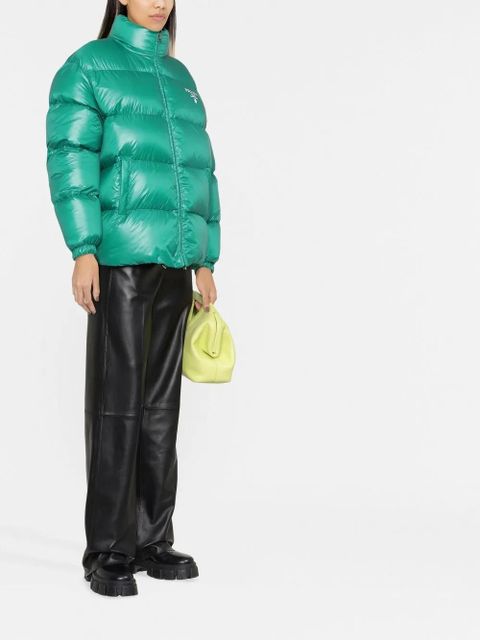 Prada recycled polyester puffer jacket - Green