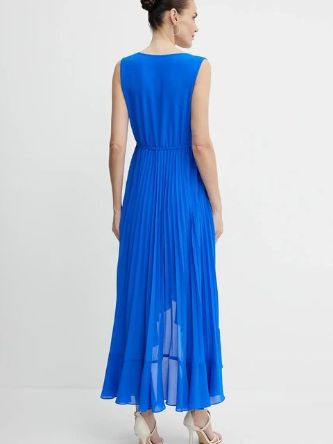 Morgan sukienka ROSYTA kolor fioletowy maxi rozkloszowana ROSYTA