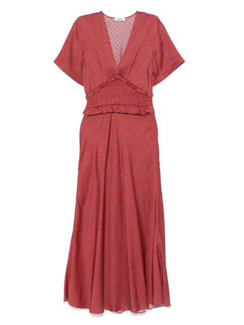 SANDRO printed dress - Red - zdjęcie produktu nr 1