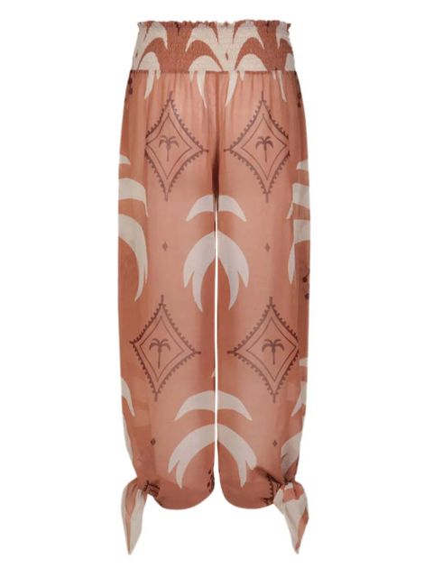 Johanna Ortiz In Eternity printed trousers - Orange