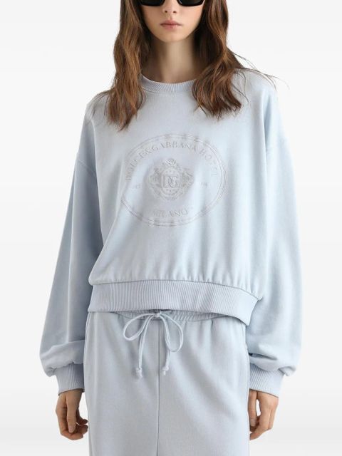Dolce & Gabbana logo-detail sweatshirt - Blue