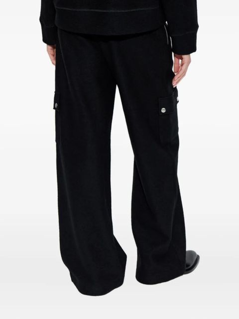 Jil Sander zip-fastening wool-blend trousers - Black