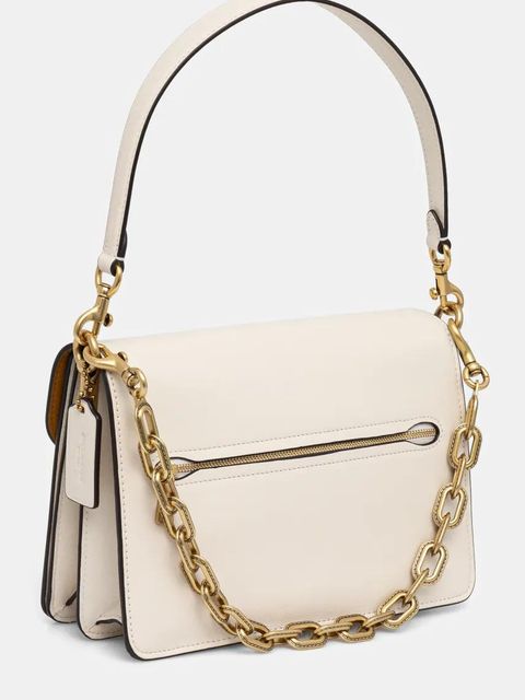 Coach torebka skórzana TABBY kolor beżowy CY919