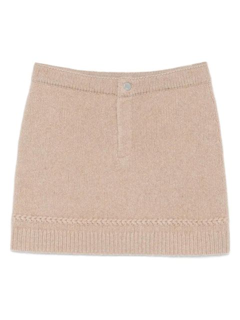 Guest In Residence knitted mini skirt - Neutrals - zdjęcie produktu nr 1