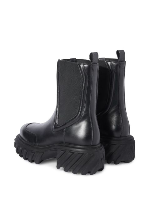 Off-White Tractor Motor leather boots - Black