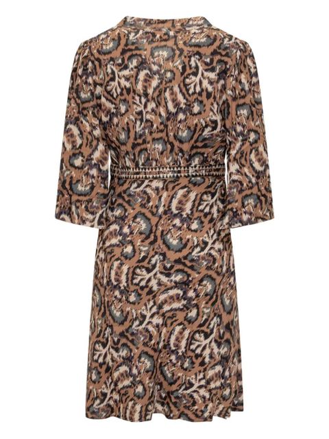 Ba&Sh patterned onia dress - Brown