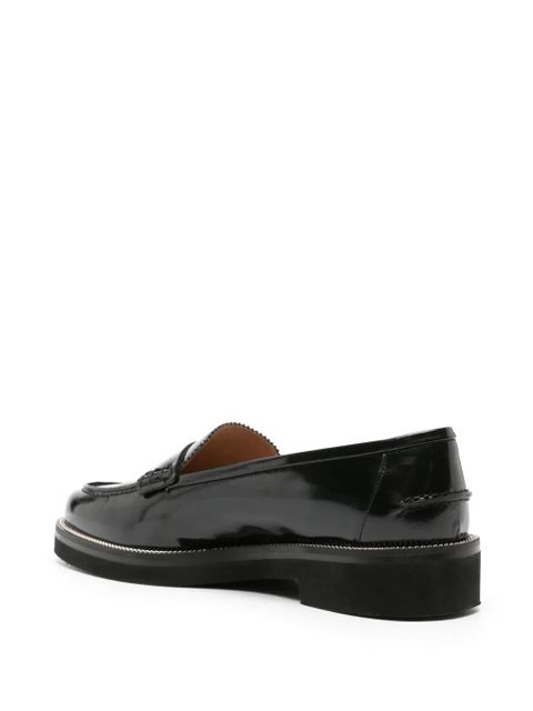 Aquazzura Aqua leather loafers - Black - zdjęcie produktu nr 2