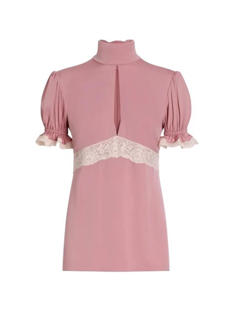 Dolce & Gabbana charmeuse stretch top - Pink - zdjęcie produktu nr 1