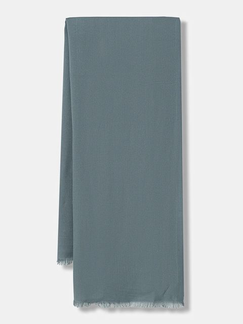 Sisley szal damski kolor zielony gładki 6HIKWU024 - zdjęcie produktu nr 1