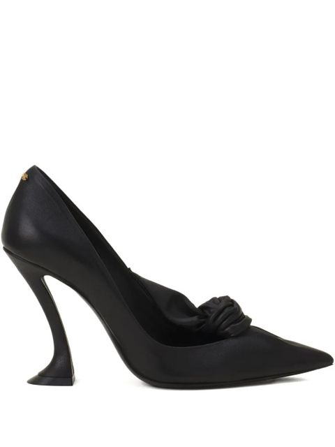 Lanvin 100mm bow pumps - Black - zdjęcie produktu nr 1