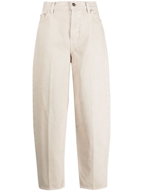 TOTEME high-waist tapered-leg jeans - Neutrals - zdjęcie produktu nr 1