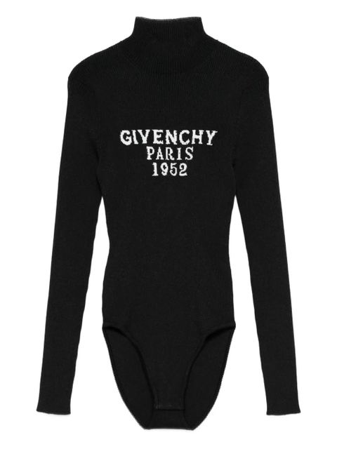 Givenchy high-neck logo bodysuit - Black - zdjęcie produktu nr 1