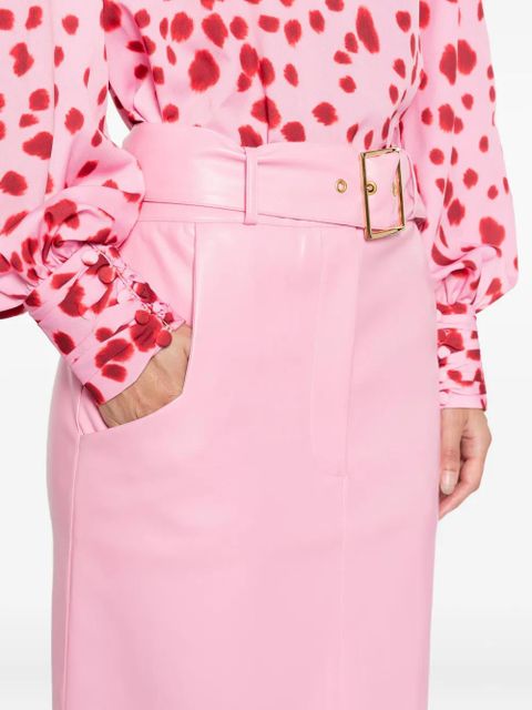 Rowen Rose belted skirt - Pink