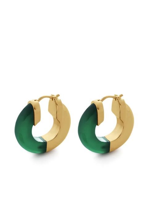 Monica Vinader 18kt yellow gold Kate Young small hoops - zdjęcie produktu nr 1