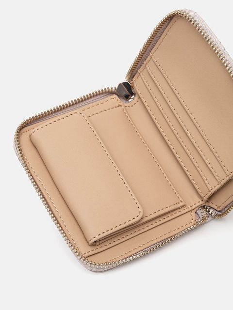 Guess portfel GIULLY damski kolor beżowy SWQG96 73137