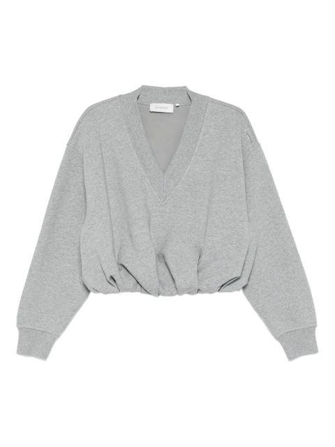 Sportmax V-neck sweatshirt - Grey - zdjęcie produktu nr 1