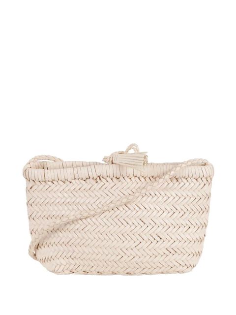 DRAGON DIFFUSION Minsu woven cross body bag - Neutrals - zdjęcie produktu nr 1