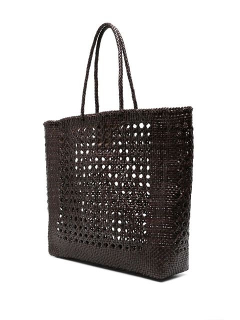 DRAGON DIFFUSION NS Cannage tote bag - Brown