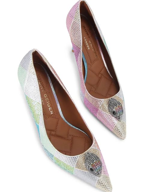 Kurt Geiger London szpilki skórzane Belgravia Eagle Court - zdjęcie produktu nr 1