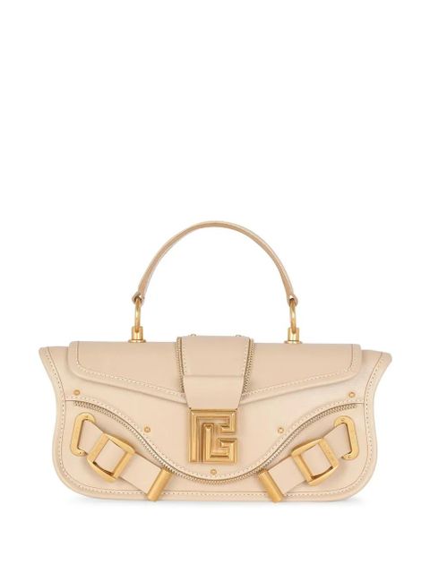 Balmain Blaze leather tote bag - Neutrals - zdjęcie produktu nr 1