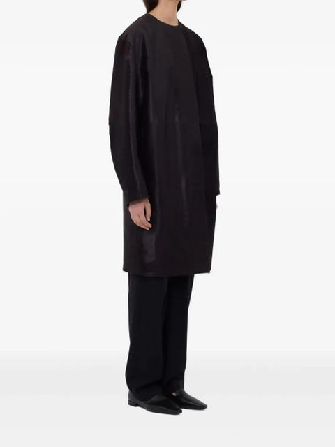 LouLou de Saison calf-hair coat - Brown