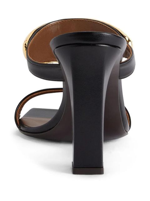 Giuseppe Zanotti 90mm GZ-Ania leather sandals - Black