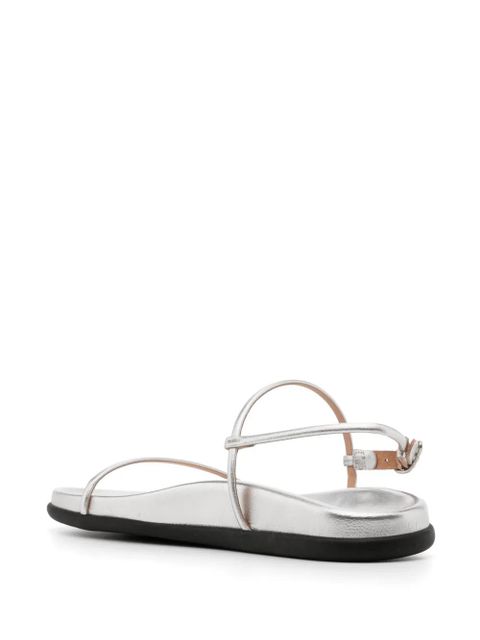 Ancient Greek Sandals Semystra sandals - Silver