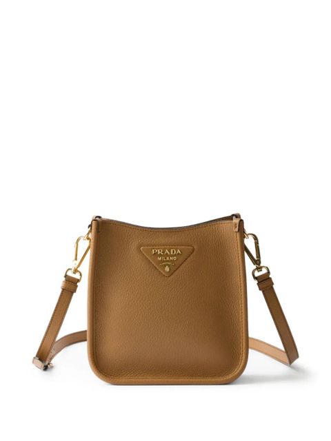 Prada mini leather shoulder bag - Brown
