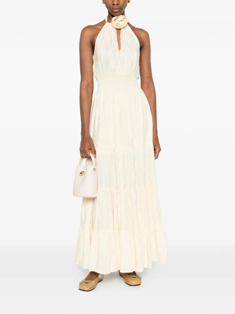 SANDRO tiered maxi dress - Neutrals - zdjęcie produktu nr 2