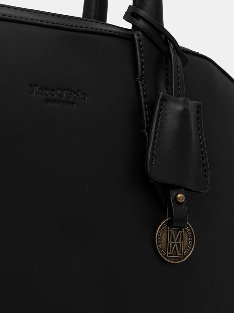 Marc O'Polo torebka skórzana kolor czarny 5000009167