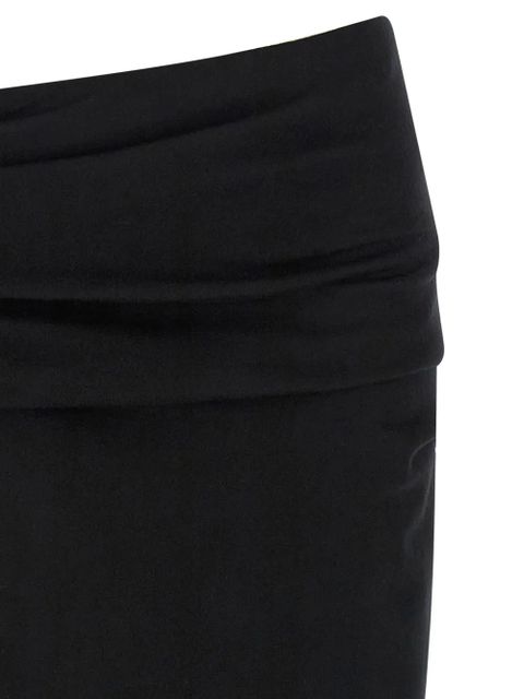 ENTIRE STUDIOS draped rear-split midi skirt - Black - zdjęcie produktu nr 2