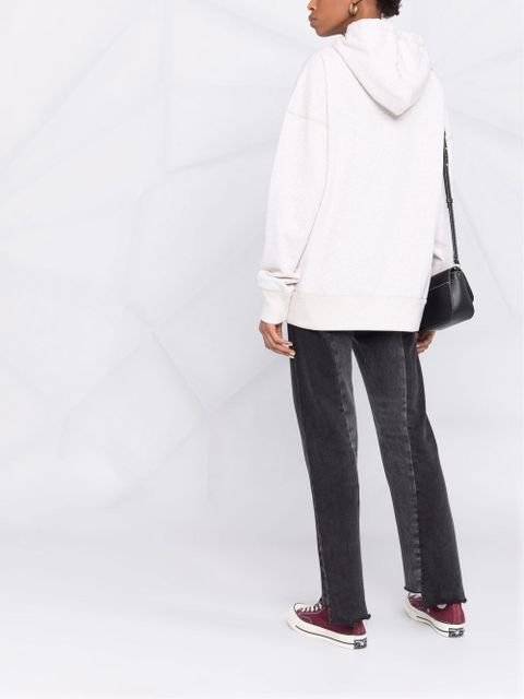 MARANT ÉTOILE Mansel logo-print hoodie - Neutrals