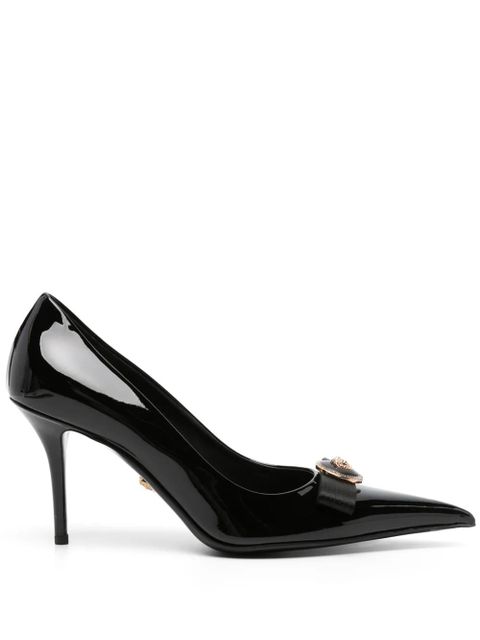 Versace 85mm Gianni Ribbon pumps - Black - zdjęcie produktu nr 1