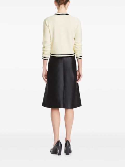 Tory Burch Kendra Cardigan - White - zdjęcie produktu nr 2