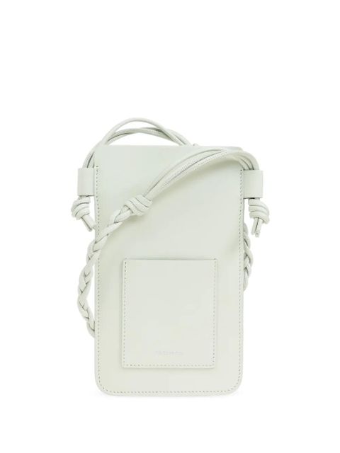 Jil Sander logo-stamp phone bag - Green - zdjęcie produktu nr 1