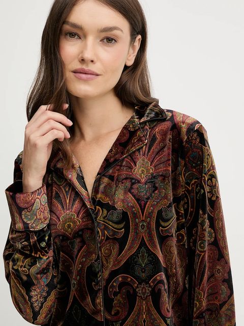 Lauren Ralph Lauren piżama damska kolor czarny ILN72463