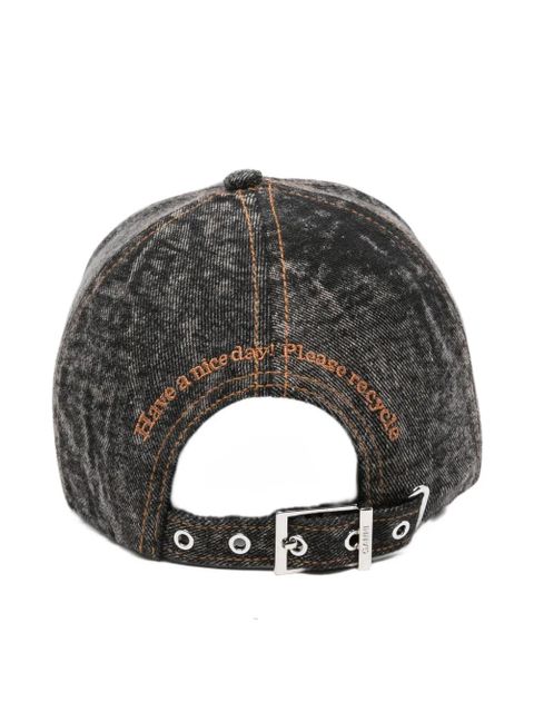 GANNI embroidered baseball cap - Black - zdjęcie produktu nr 2