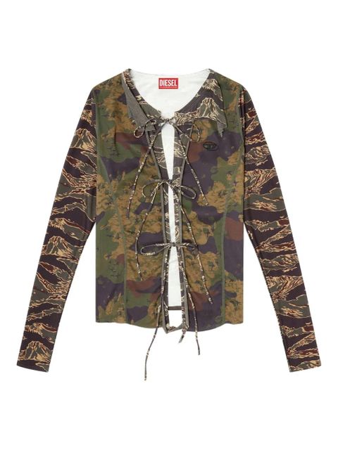 Diesel T-Afry top - Green - zdjęcie produktu nr 1