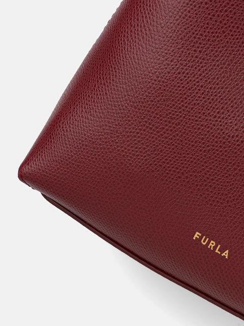 Furla torebka skórzana kolor bordowy WE00876 ARE000 CGQ00