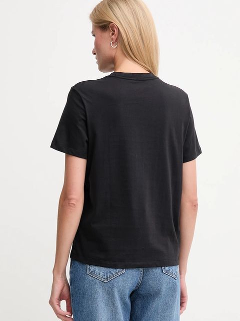 Calvin Klein Jeans t-shirt bawełniany damski kolor czarny LV047D882G
