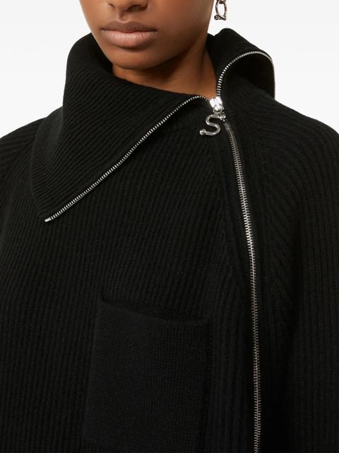 Sportmax zip sweater - Black