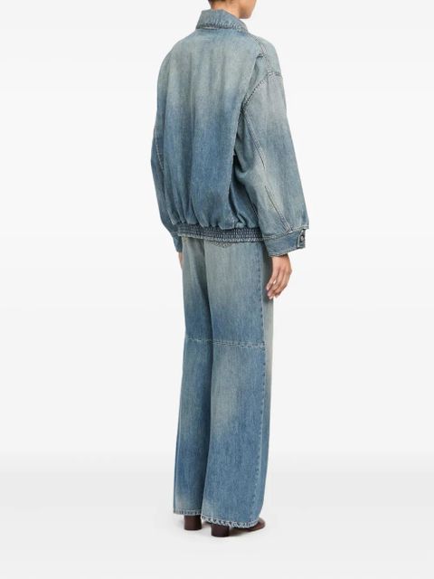 MM6 Maison Margiela pocket zip denim jacket - Blue