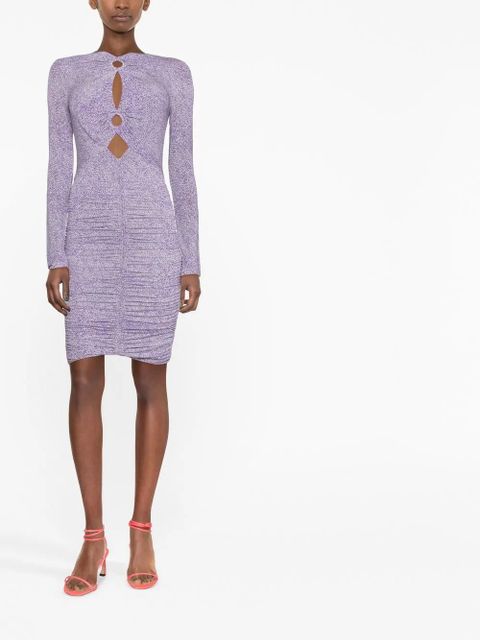 ISABEL MARANT Jana cut-out mini dress - Purple - zdjęcie produktu nr 2