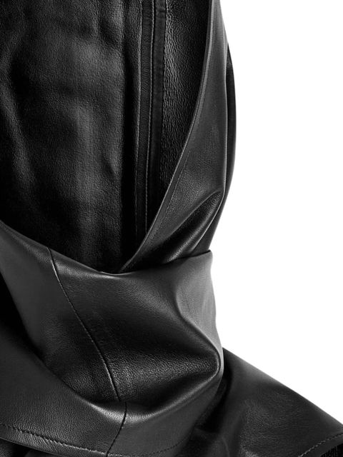 Nour Hammour leather balaclava - Black - zdjęcie produktu nr 2