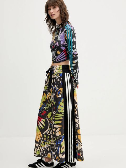 adidas longsleeve x Farm Rio kolor multicolor z półgolfem JL8649