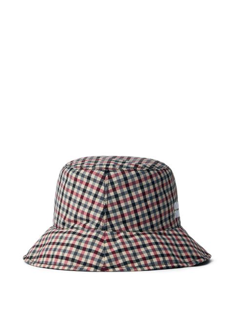 Miu Miu Vichy bucket hat - Brown