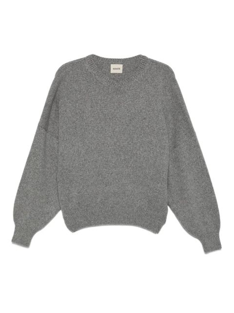 KHAITE Wolfe cashmere sweater - Grey - zdjęcie produktu nr 1